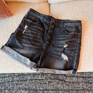 Risen womens black shorts